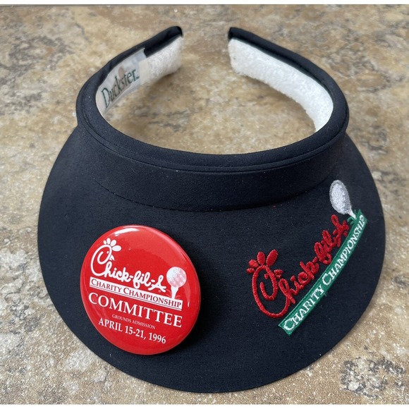 CHICK FIL A Charity Championship Visor/Collective Pins April 15-21, 1996 - Picture 1 of 7